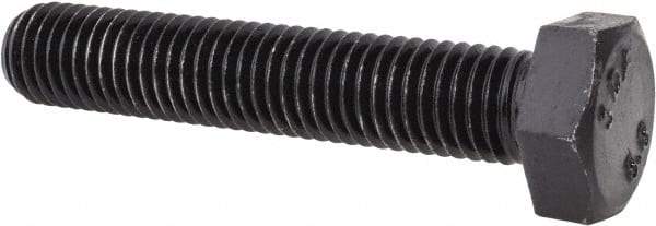 Value Collection - M12x1.75mm Metric Coarse, 65mm Length Under Head Hex Head Cap Screw - Fully Threaded, Grade 8.8 Steel, Uncoated, 19mm Hex - Americas Industrial Supply