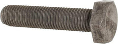 Value Collection - M10x1.25mm Metric Fine, 45mm Length Under Head Hex Head Cap Screw - Fully Threaded, Grade 8.8 Steel, Uncoated, 17mm Hex - Americas Industrial Supply