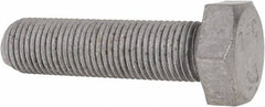 Value Collection - M12x1.25mm Metric Fine, 45mm Length Under Head Hex Head Cap Screw - Fully Threaded, Grade 8.8 Steel, Uncoated, 19mm Hex - Americas Industrial Supply