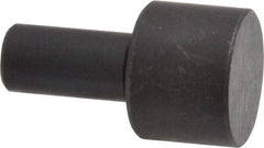 Gibraltar - 27/32" OAL, 3/8" Head Height, 1/2" OD, Low Carbon Steel, Ground, Press Fit Rest Button - Black Oxide Coating, 1/4" Pin Diam - Americas Industrial Supply