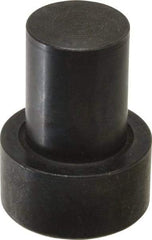 Gibraltar - 1-31/32" OAL, 3/4" Head Height, 1-1/2" OD, Low Carbon Steel, Ground, Press Fit Rest Button - Black Oxide Coating, 1.001" Pin Diam - Americas Industrial Supply