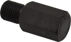 Gibraltar - 1-3/16" OAL, 3/4" Head Height, Low Carbon Steel, Threaded Rest Button - Black Oxide Coating, 3/8-24 Thread, 1/2" Hex - Americas Industrial Supply