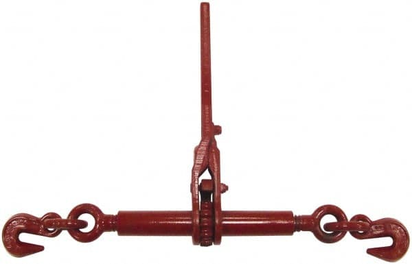 CM - 7,100 Lbs. Load Limit Ratchet Loadbinder - 3/8 Inch Max Chain Size, 8 Inch Take Up, Chain Grade 80 - Americas Industrial Supply