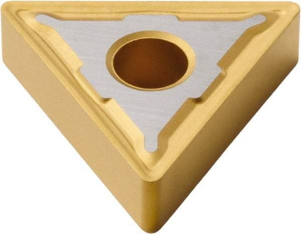 Seco - TNMG544 M5 Grade TP40 Carbide Turning Insert - TiC/TiCN/TiN Finish, 60° Triangle, 5/8" Inscr Circle, 1/4" Thick, 1/16" Corner Radius - Americas Industrial Supply