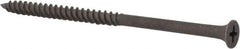 Value Collection - #10, 3-1/2" OAL, Phillips Drive Bugle Head, Steel Drywall Screws - Black Phosphate Finish, Grade 1018 - Americas Industrial Supply