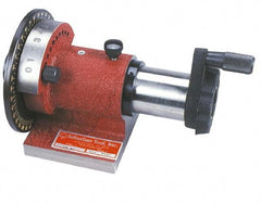 Suburban Tool - 5C Compatible, 36 Increment, Horizontal Spin Collet Indexer - 2-3/4" High Center, 1-1/8" Max Collet Capacity, 4-3/8" Wide x 9-11/16" Deep Base, 5-1/4" Overall Height, Manual Operation - Americas Industrial Supply