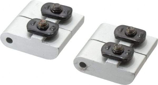 80/20 Inc. - Left Lift Off Hinge Long Pin Top Short Pin Bottom - Aluminum - Americas Industrial Supply