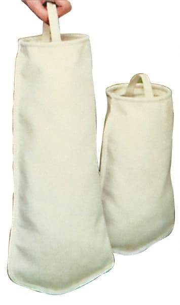 Pentair - 1 Micron, Size 420, 35 GPM, High Efficiency Bag Filter - 4" Diam, 18-1/2" Long, 1-3/4 Sq Ft - Americas Industrial Supply