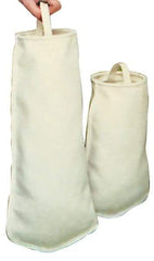 Pentair - 5 Micron, Size 410, 15 GPM, High Efficiency Bag Filter - 4" Diam, 8-1/4" Long, 3/4 Sq Ft - Americas Industrial Supply