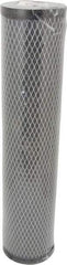 Pentair - 4-1/2" OD, Cellulose Fiber Cartridge Filter - 20-1/8" Long, Reduces Oils - Americas Industrial Supply