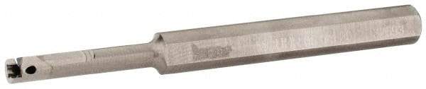 Iscar - 4mm Min Bore Diam, 62mm OAL, 6mm Shank Diam, MGUHR Indexable Boring Bar - 20mm Max Bore Depth, UMGR 4.0 Insert, Screw Holding Method - Americas Industrial Supply