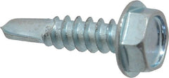 Value Collection - #10, Hex Washer Head, Hex Drive, 3/4" Length Under Head, #3 Point, Self Drilling Screw - Americas Industrial Supply