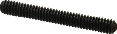 Holo-Krome - 1/4-20 UNC, 2" OAL, Cup Point Set Screw - Grade 8 Alloy Steel, 1/8" Key - Americas Industrial Supply