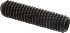 Holo-Krome - 3/8-16 UNC, 1-1/2" OAL, Cup Point Set Screw - Grade 8 Alloy Steel, 3/16" Key - Americas Industrial Supply