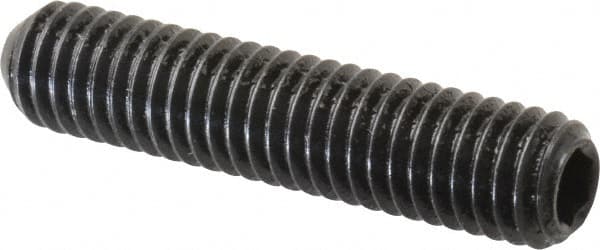 Holo-Krome - 3/8-16 UNC, 1-3/4" OAL, Cup Point Set Screw - Grade 8 Alloy Steel, 3/16" Key - Americas Industrial Supply