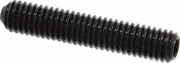 Holo-Krome - 3/8-16 UNC, 2" OAL, Cup Point Set Screw - Grade 8 Alloy Steel, 3/16" Key - Americas Industrial Supply