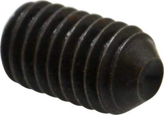 Holo-Krome - 7/16-14 UNC, 3/4" OAL, Cup Point Set Screw - Grade 8 Alloy Steel, 7/32" Key - Americas Industrial Supply