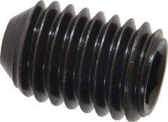 Holo-Krome - 1/2-13 UNC, 3/4" OAL, Cup Point Set Screw - Grade 8 Alloy Steel, 1/4" Key - Americas Industrial Supply