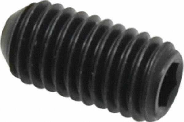 Holo-Krome - 1/2-13 UNC, 1" OAL, Cup Point Set Screw - Grade 8 Alloy Steel, 1/4" Key - Americas Industrial Supply