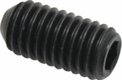 Holo-Krome - 1/2-13 UNC, 1" OAL, Cup Point Set Screw - Grade 8 Alloy Steel, 1/4" Key - Americas Industrial Supply