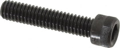 Made in USA - 5/16-18 UNC Hex Socket Drive, Socket Cap Screw - Alloy Steel, Black Oxide Finish, Fully Threaded, 1-1/2" Length Under Head - Americas Industrial Supply