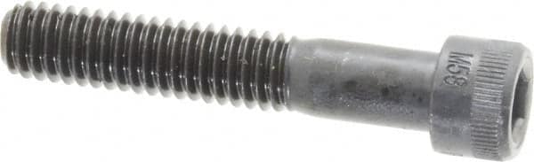 Made in USA - 5/16-18 UNC Hex Socket Drive, Socket Cap Screw - Alloy Steel, Black Oxide Finish, Partially Threaded, 1-3/4" Length Under Head - Americas Industrial Supply