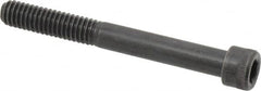 Made in USA - 5/16-18 UNC Hex Socket Drive, Socket Cap Screw - Alloy Steel, Black Oxide Finish, Partially Threaded, 2-3/4" Length Under Head - Americas Industrial Supply
