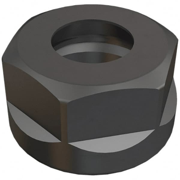 Iscar - Collet Clamping Nut - Series ER40 - Exact Industrial Supply