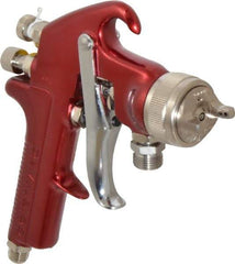 DeVilbiss - Siphon Feed High Volume/Low Pressure Paint Spray Gun - 1 Qt Capacity, 30 Max psi, 16 Max CFM, For Adhesives, Enamels, Epoxies, Lacquers, Latex, Polyurethanes, Primers, Sealers, Stains, Varnishes - Americas Industrial Supply