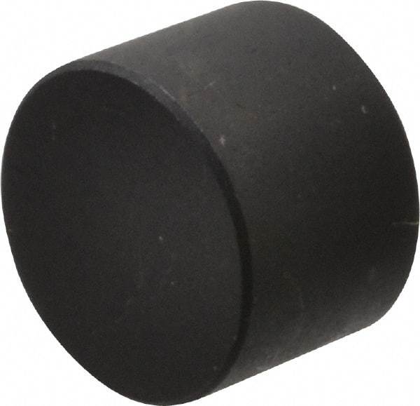 Fairlane - 3/8" OAL, 1/2" OD, Steel, Tapped Rest Button - Black Oxide Coating, 3/16" Thread Depth - Americas Industrial Supply