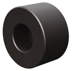 Fairlane - 3/8" OAL, 1" OD, Steel, Counterbored Rest Button - Black Oxide Coating - Americas Industrial Supply