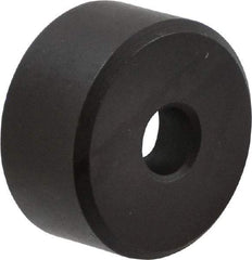 Fairlane - 1/2" OAL, 1" OD, Steel, Counterbored Rest Button - Black Oxide Coating - Americas Industrial Supply