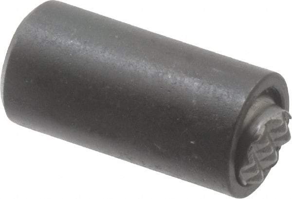 Fairlane - 10-32, 5/8" Thread Length, 5/16" Ball Diam, Serrated Ball Pad Surface, Alloy Steel, Black Oxide, Base, Swivel Action Gripper Assemblies - 1/2" Diam, 5/8" Deep Thread, 5/16" Contact Diam, 1-1/16" Overall Height, High Speed Steel Ball - Americas Industrial Supply