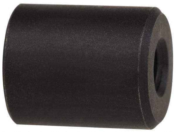 Fairlane - 3/8-24, 0.2800" Thread Length, 3/4" Ball Diam, Alloy Steel, Black Oxide, Base, Swivel Action Gripper Assemblies - 15/16" Diam, 9/32" Deep Thread, 7/8" Overall Height, Stainless Steel Ball - Americas Industrial Supply