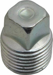 Eaton - 3/8 Male Thread, Steel Industrial Pipe Square Head Plug - MNPT, 6,000 psi - Americas Industrial Supply