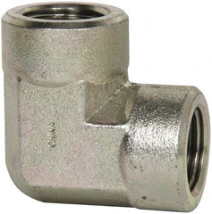 Eaton - 1/2 Female Thread, Steel Industrial Pipe 90° Female Elbow - Americas Industrial Supply