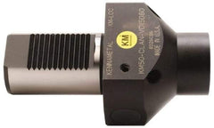 Kennametal - Right Hand Cut, KM40 Modular Connection, Adapter/Mount Lathe Modular Clamping Unit - 40.01mm Square Shank Diam, 5.236" OAL, Through Coolant, Series CLAN-VDI Axial - Exact Industrial Supply