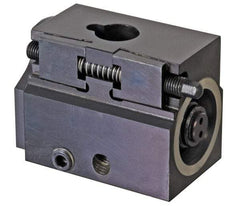 Kennametal - Left Hand Cut, KM40 Modular Connection, Square Shank Lathe Modular Clamping Unit - 64mm Square Shank Length, 57mm Square Shank Width, 130mm OAL, Through Coolant, Series CL2S Square Shank - Exact Industrial Supply