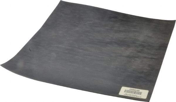 Made in USA - 12" Long, 12" Wide, 1/16" Thick, Buna-N Rubber Foam Sheet - 45 to 55 Durometer, Black, -20 to 180°F, 2,500 psi Tensile Strength, Adhesive Backing, Stock Length - Americas Industrial Supply