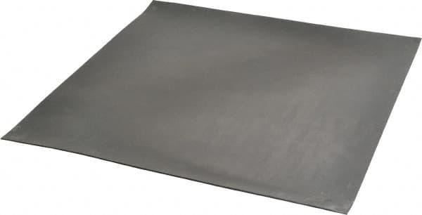 Made in USA - 12" Long, 12" Wide, 1/16" Thick, Neoprene Rubber Foam Sheet - 45 to 55 Durometer, Black, -40 to 225°F, 2,500 psi Tensile Strength, Plain Backing, Stock Length - Americas Industrial Supply