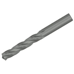 Kennametal - 1/4" 130° Solid Carbide Jobber Drill - Bright Finish, Right Hand Cut, Spiral Flute, Straight Shank, 3.74" OAL, Standard Point - Americas Industrial Supply