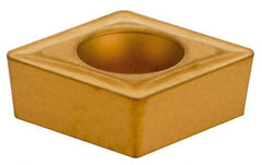 Iscar - CCMT3-2 SM Grade IC9250 Carbide Turning Insert - TiCN/Al2O3/TiN Finish, 80° Diamond, 3/8" Inscr Circle, 5/32" Thick, 1/32" Corner Radius - Americas Industrial Supply