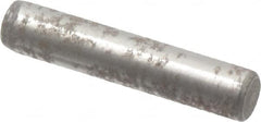 Value Collection - 1/8" Diam x 5/8" Pin Length Alloy Steel Oversized Dowel Pin - C 50-58 Hardness, 3,200 Lb Breaking Strength, 1 Beveled & 1 Rounded End - Americas Industrial Supply