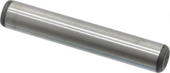 Value Collection - 1/4" Diam x 1-1/2" Pin Length Alloy Steel Oversized Dowel Pin - C 50-58 Hardness, 12,800 Lb Breaking Strength, 1 Beveled & 1 Rounded End - Americas Industrial Supply