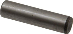 Value Collection - 1/2" Diam x 2" Pin Length Alloy Steel Oversized Dowel Pin - C 50-58 Hardness, 51,000 Lb Breaking Strength, 1 Beveled & 1 Rounded End - Americas Industrial Supply