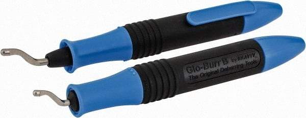 Shaviv - 22 Piece High Speed Steel Blade Hand Deburring Tool Set - B10, E100 Blades, For Hole Edge, Straight Edge - Americas Industrial Supply