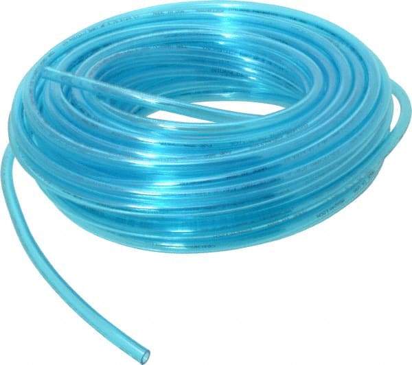 Coilhose Pneumatics - 1/4" ID x 3/8" OD, 100' Long, Polyurethane Tube - Trans Blue, 147 Max psi, -60 to 200°F - Americas Industrial Supply