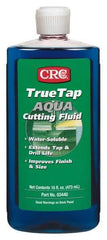 CRC - TrueTap Aqua, 16 oz Bottle Cutting Fluid - Water Soluble, For Drilling, Reaming, Sawing, Shearing, Tapping, Threading, Turning - Americas Industrial Supply