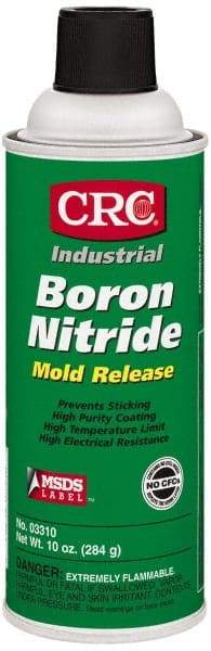 CRC - 16 Ounce Aerosol Can, White, General Purpose Mold Release - Boron Nitride Composition - Americas Industrial Supply