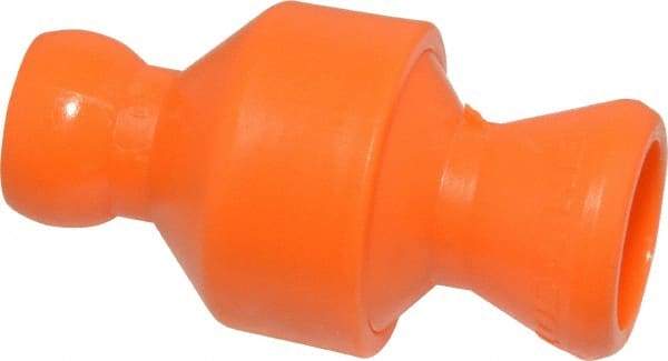 Loc-Line - 2 Piece, 1/4" ID Coolant Hose In-Line Valve - Female to Ball Connection, Acetal Copolymer Body, Unthreaded, Use with Loc-Line Modular Hose Systems - Americas Industrial Supply